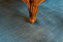 Hand Knotted Wool Light Blue Solid Area Rug