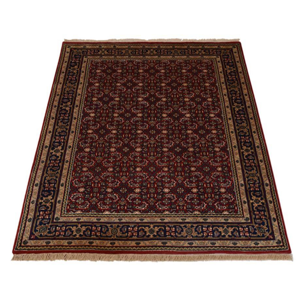 hand-knotted-nir-wool-area-rug-oriental-red-side-2