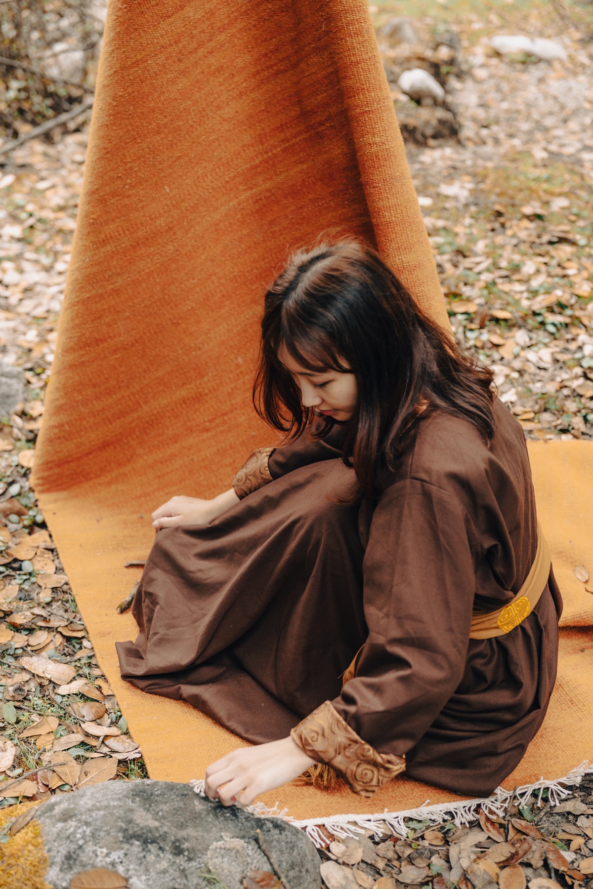 Fuzzy Hand Woven Rug