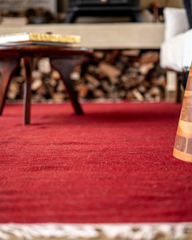 Fuzzy Hand Woven Rug