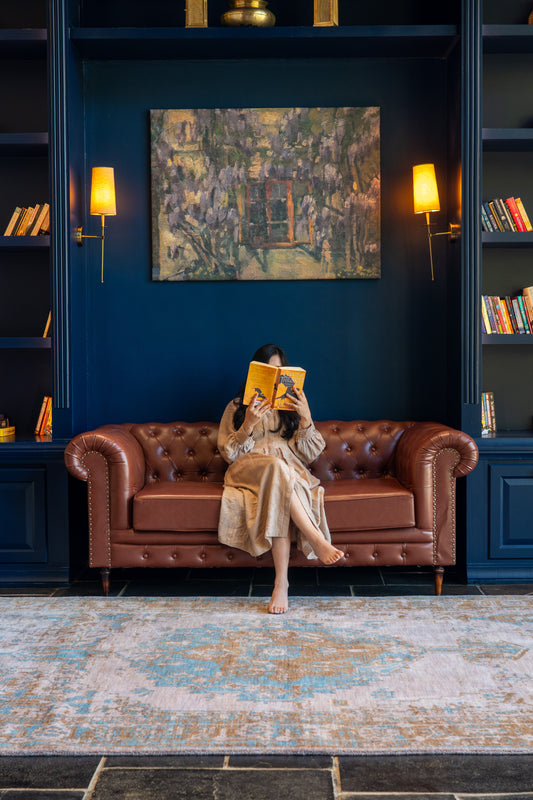 Hand Knotted Wool Oriental Beige Gold Area Rug