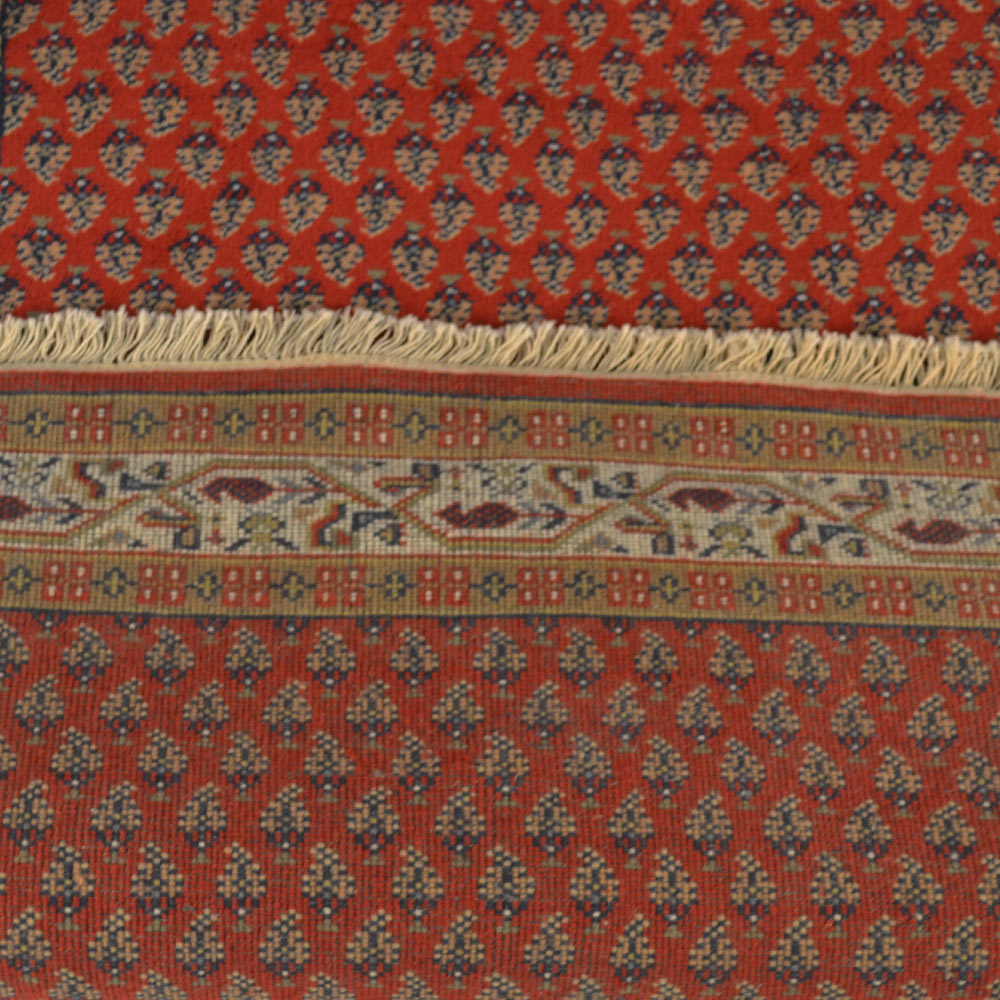 hand-knotted-persian-wool-runner-area-rug-oriental-red-Closeup1