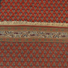 hand-knotted-persian-wool-runner-area-rug-oriental-red-Closeup1