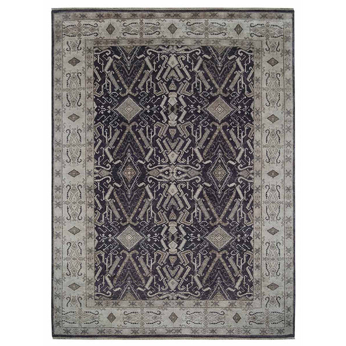 AzureElegance Hand Knotted Persian Rug