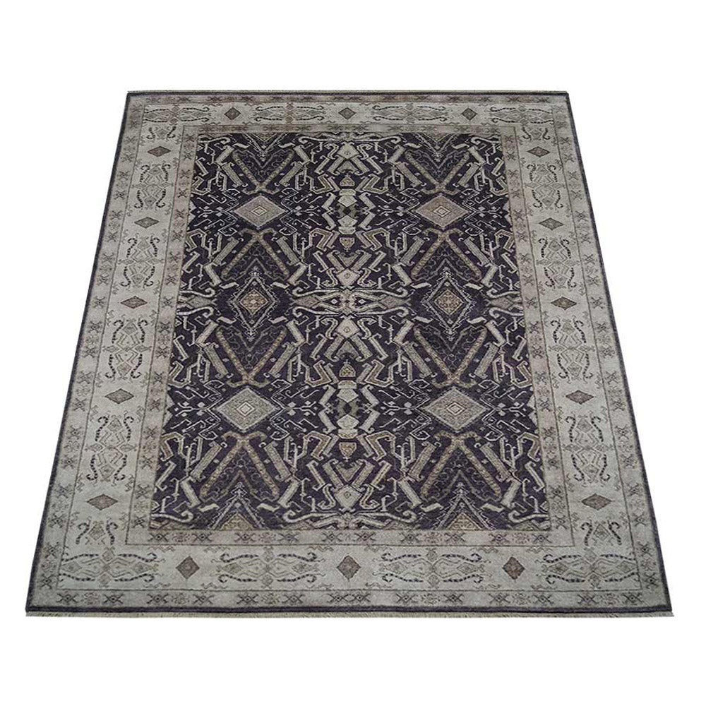 AzureElegance Hand Knotted Persian Rug