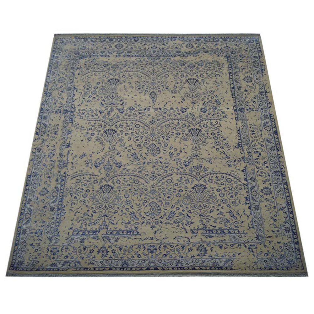 GoldenGlimmer Hand Knotted Persian Rug