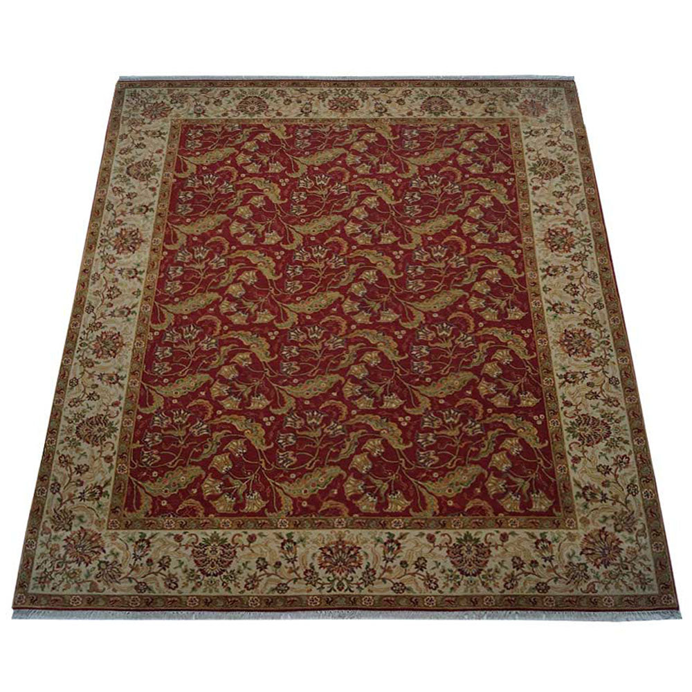 EbonyBlossom Hand Knotted Persian Rug