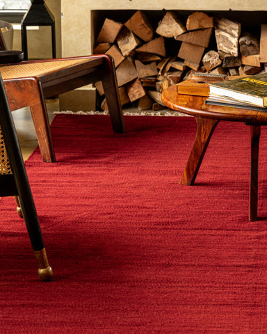 Fuzzy Hand Woven Rug