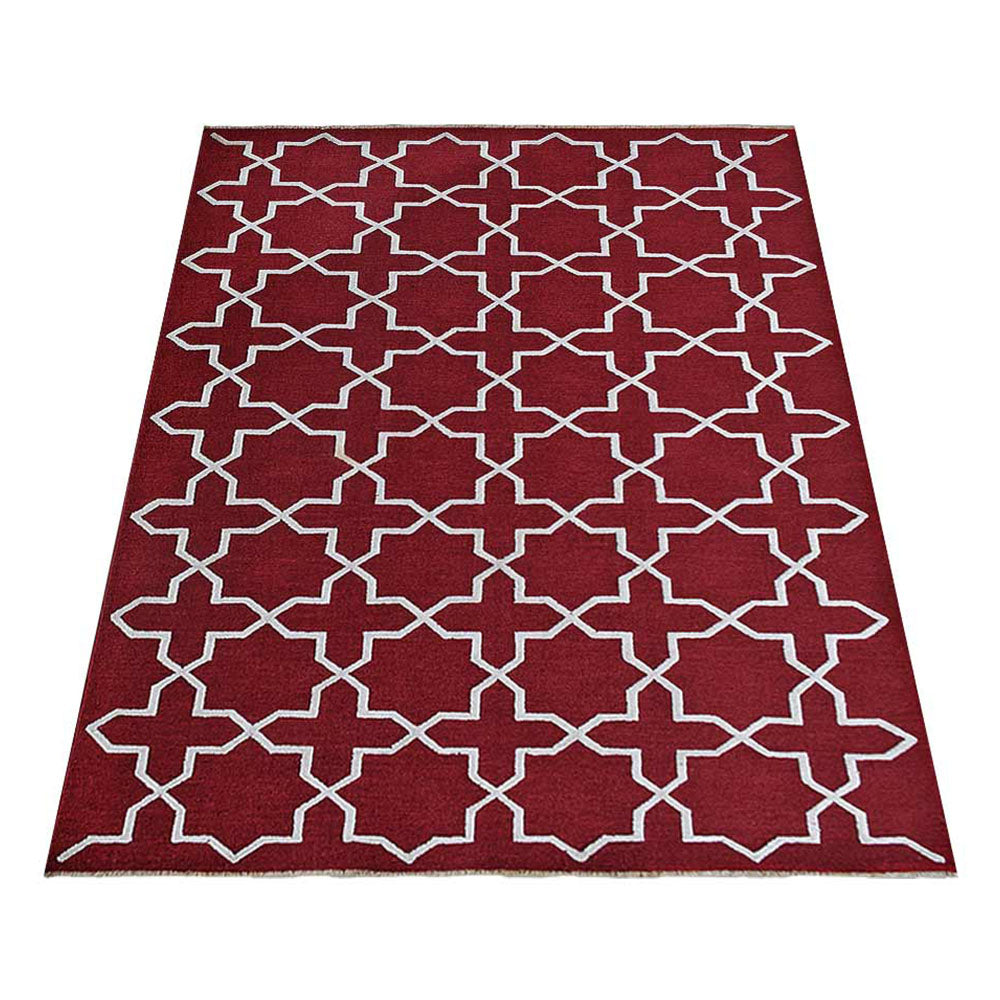 hand-knotted-sumak-geometric-wool-area-rug-side-2