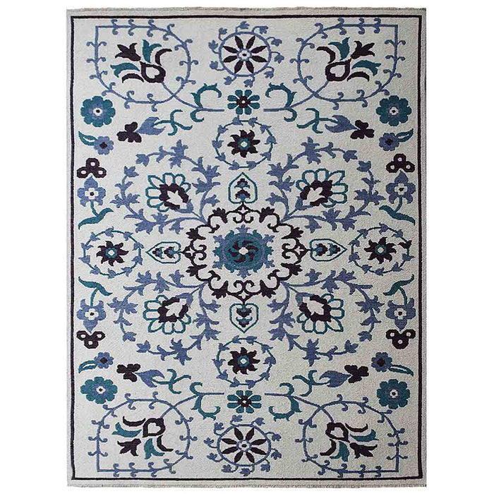 hand-knotted-sumak-wool-area-rug-floral-white-side-1