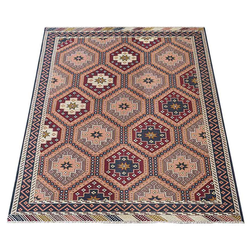 hand-knotted-sumak-multicolor-oriental-rug-side-2
