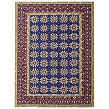hand-knotted-sumak-blue-rust-oriental-rug-side-1