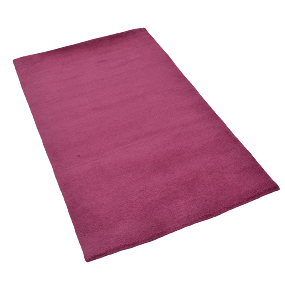 hand-knotted-tibbati-wool-area-rug-solid-pink-side-2