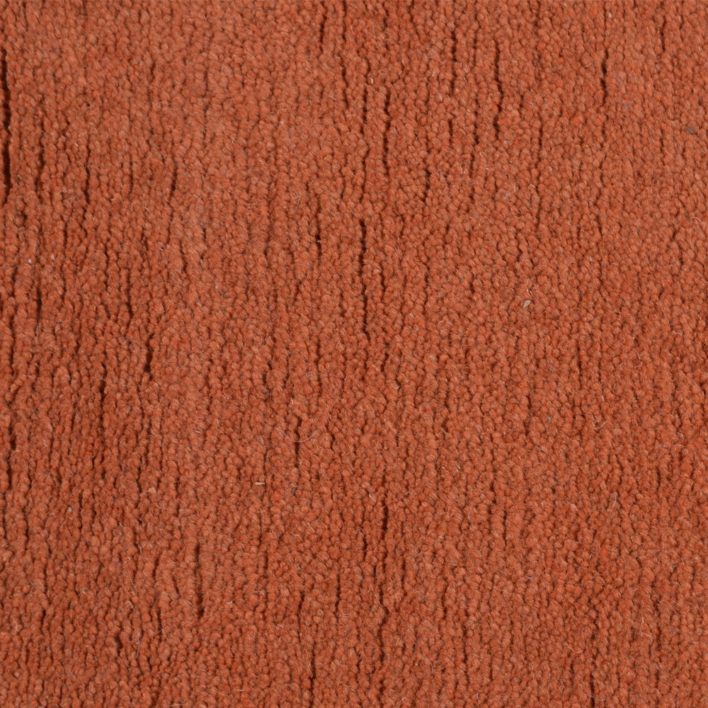 hand-knotted-tibbati-wool-solid-orange-area-rug-closeup-3
