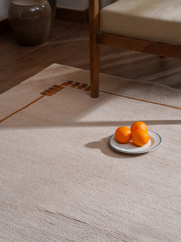 Bold Hand Knotted Rug