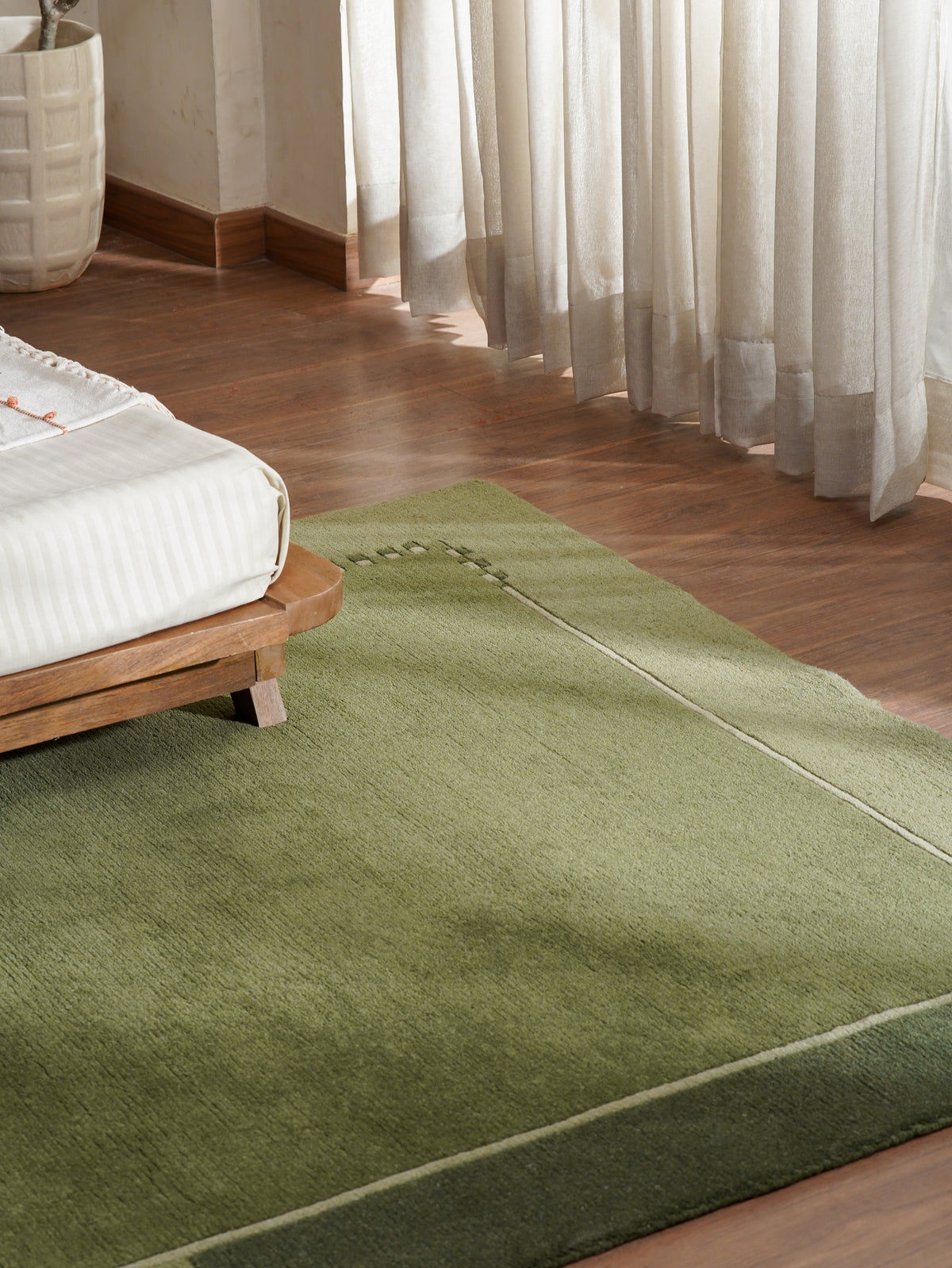 Bold Hand Knotted Rug