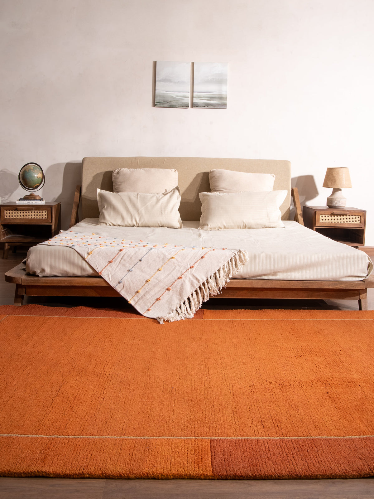 Bold Hand Knotted Rug