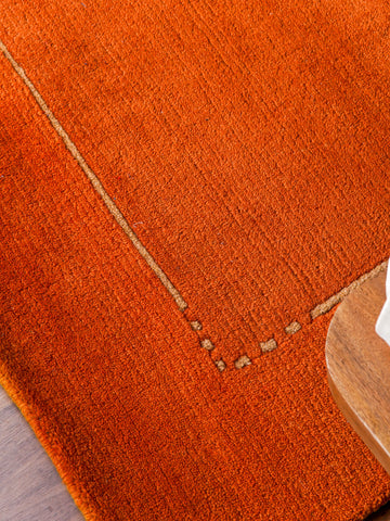 Bold Hand Knotted Rug