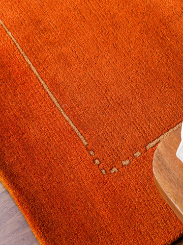 Bold Hand Knotted Rug