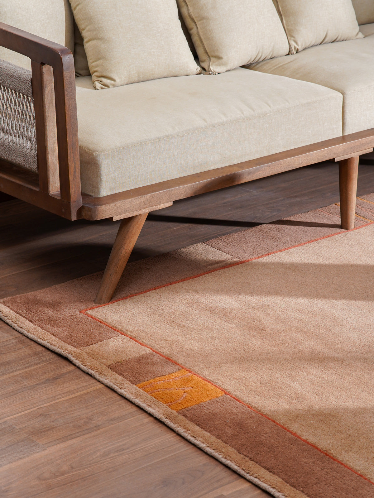Frame Hand Knotted Rug