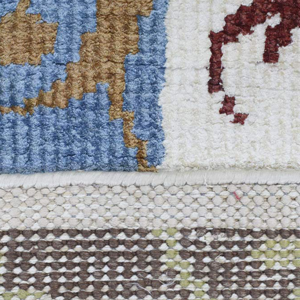 Hypnotic Hand Knotted Rug