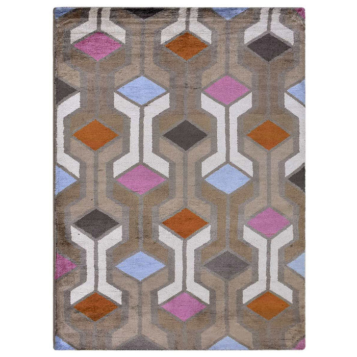 Symmetry Hand Knotted Rug