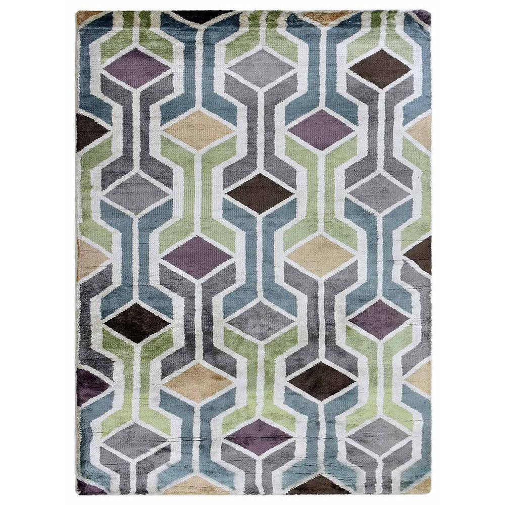 Symmetry Hand Knotted Rug