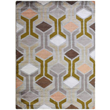 Mosaic Hand Knotted Rug