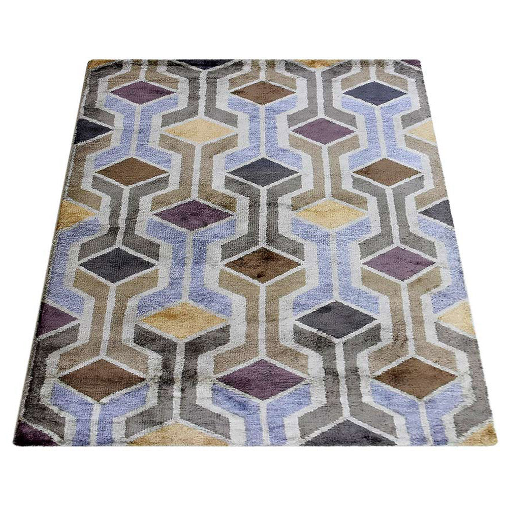 Mosaic Hand Knotted Rug