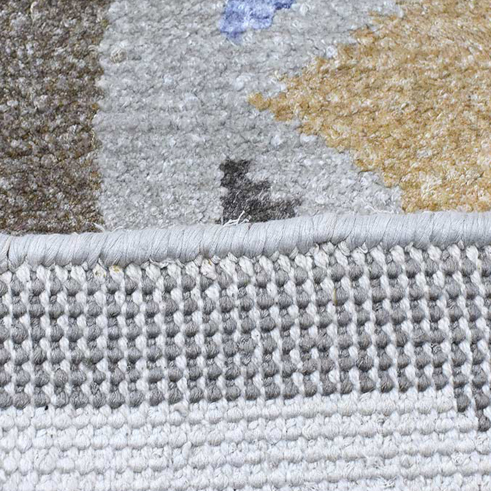 Mosaic Hand Knotted Rug