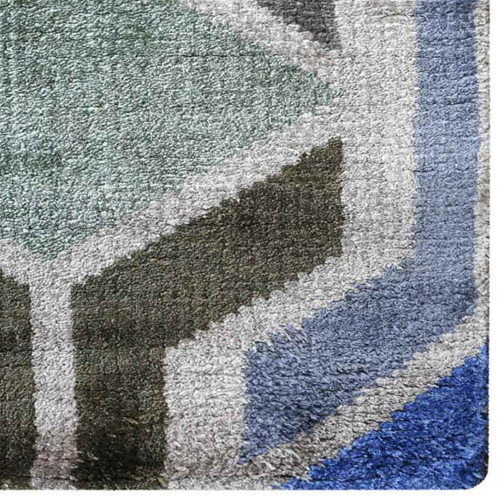 Mosaic Hand Knotted Rug