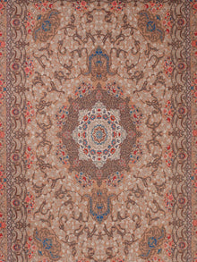 Hand Woven Printed Cotton & Polyester Area Rug Oriental Multicolor