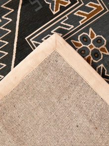 Hand Woven Printed Cotton & Polyester Area Rug Oriental Multicolor
