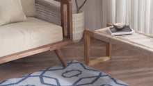 Hexagonal Hand Knotted Rug — video