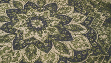 Handmade Light Green Vintage Medallion Wool Area Rug — video
