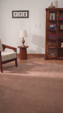 Silken Premium Hand Knotted Wool Rug — video