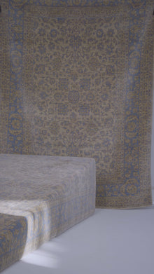 Classic Azure Hand Knotted Wool Oriental Area Rug — video