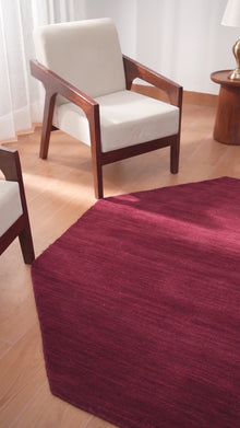 Luxe Premium Hand Knotted Wool Rug — video