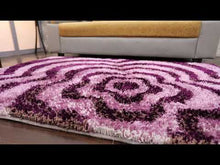 Upright Lobelia Hand Tufted Rug — video