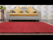 Fuzzy Hand Woven Rug — video