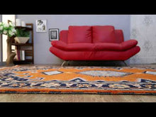 Senneh Hand Knotted Afghan Rug — video
