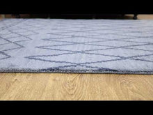 Latticed Hand Knotted Rug — video