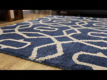Hexagonal Hand Knotted Rug — video