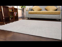 Fuzzy Hand Woven Rug — video