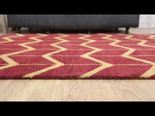 Parqueted Hand Knotted Rug — video