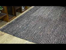 Vintage Jute Braided Rug — video
