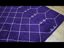 Hemp Hand Knotted Rug — video