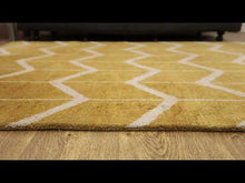 Parqueted Hand Knotted Rug — video