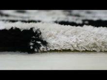 Black Rose Floral Hand Tufted Rug — video