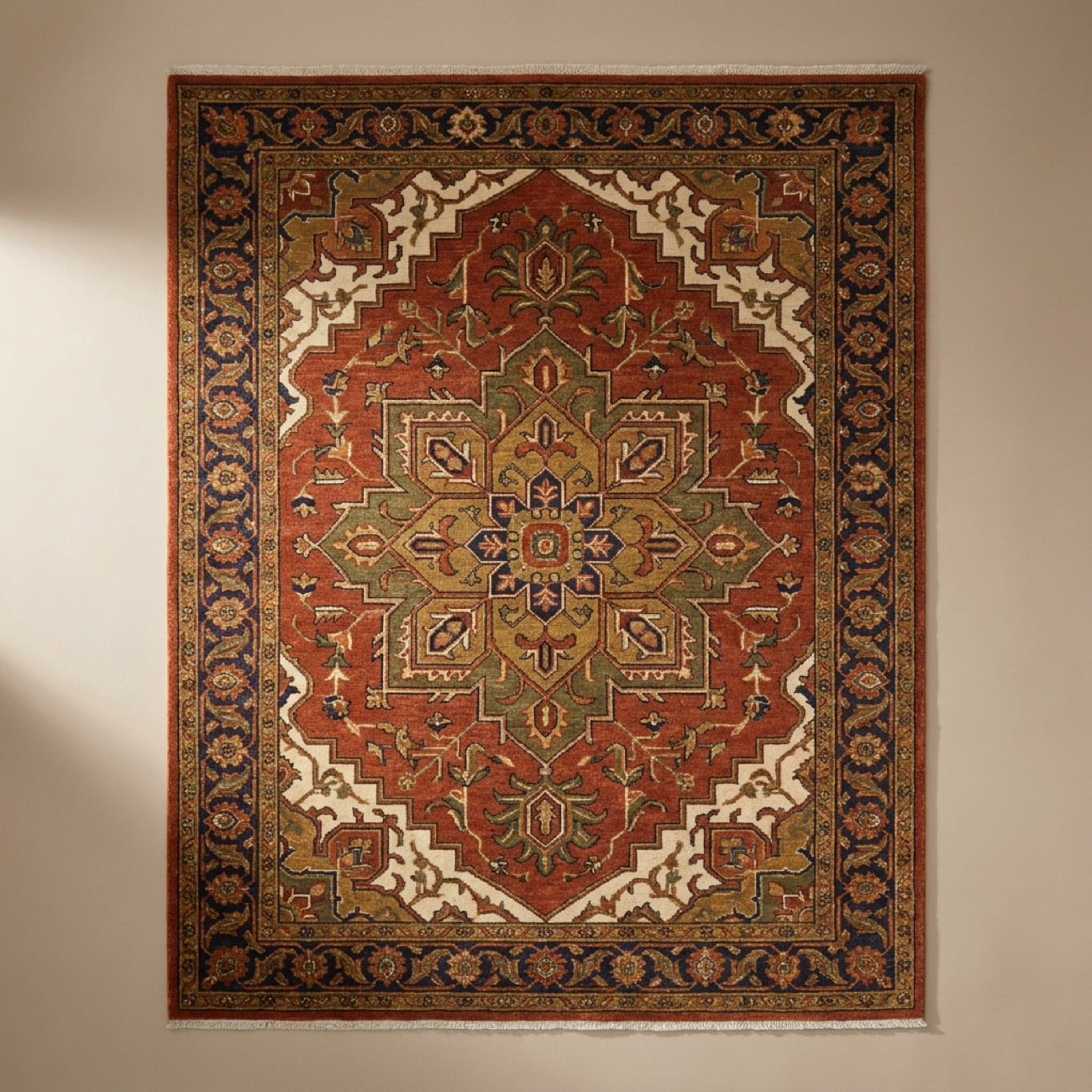 Hand-knotted rug